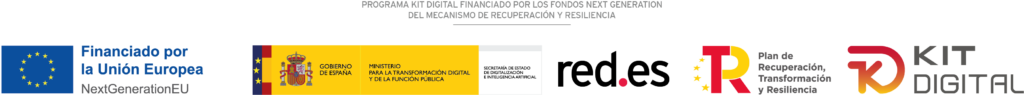 EU NextGeneration funding and Kit Digital logos banner