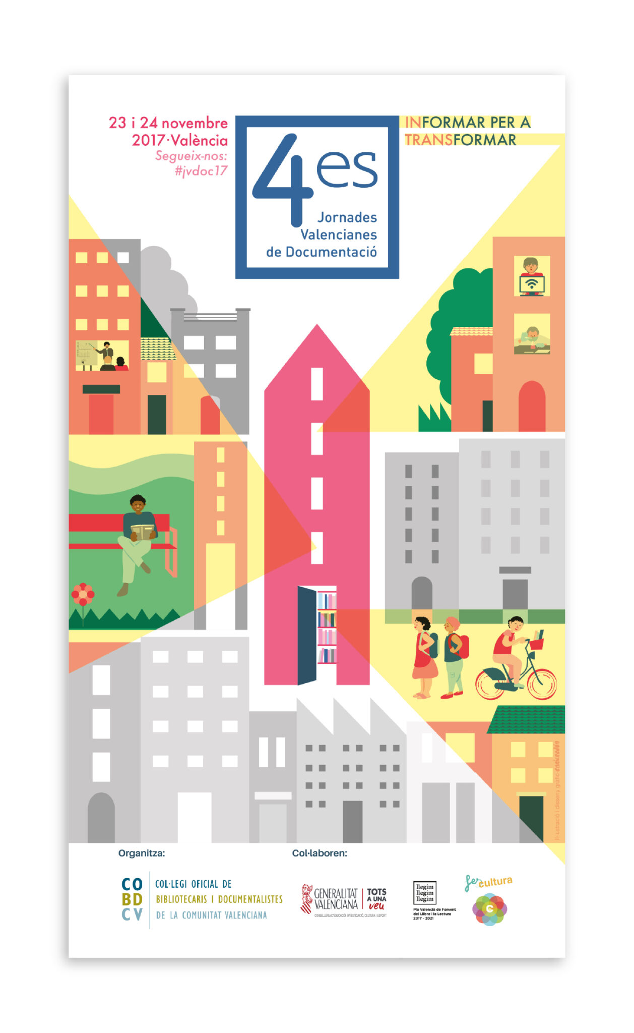 Poster for 4th Valencian Documentation Conference event
