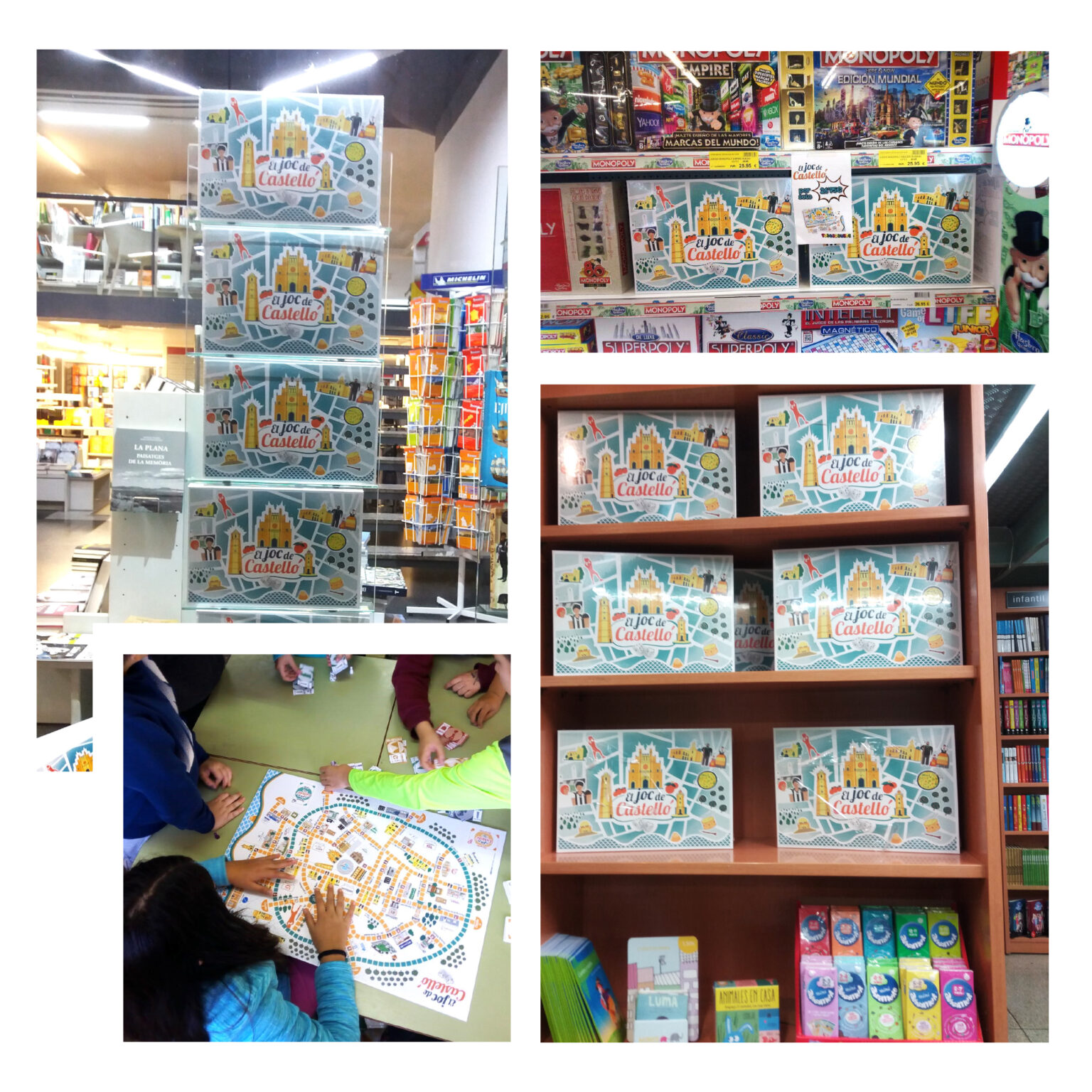El Joc de Castelló board game display and gameplay