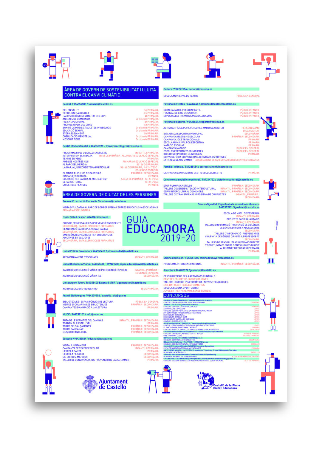 Guia Educadora 2019-20 Castelló educational programs poster