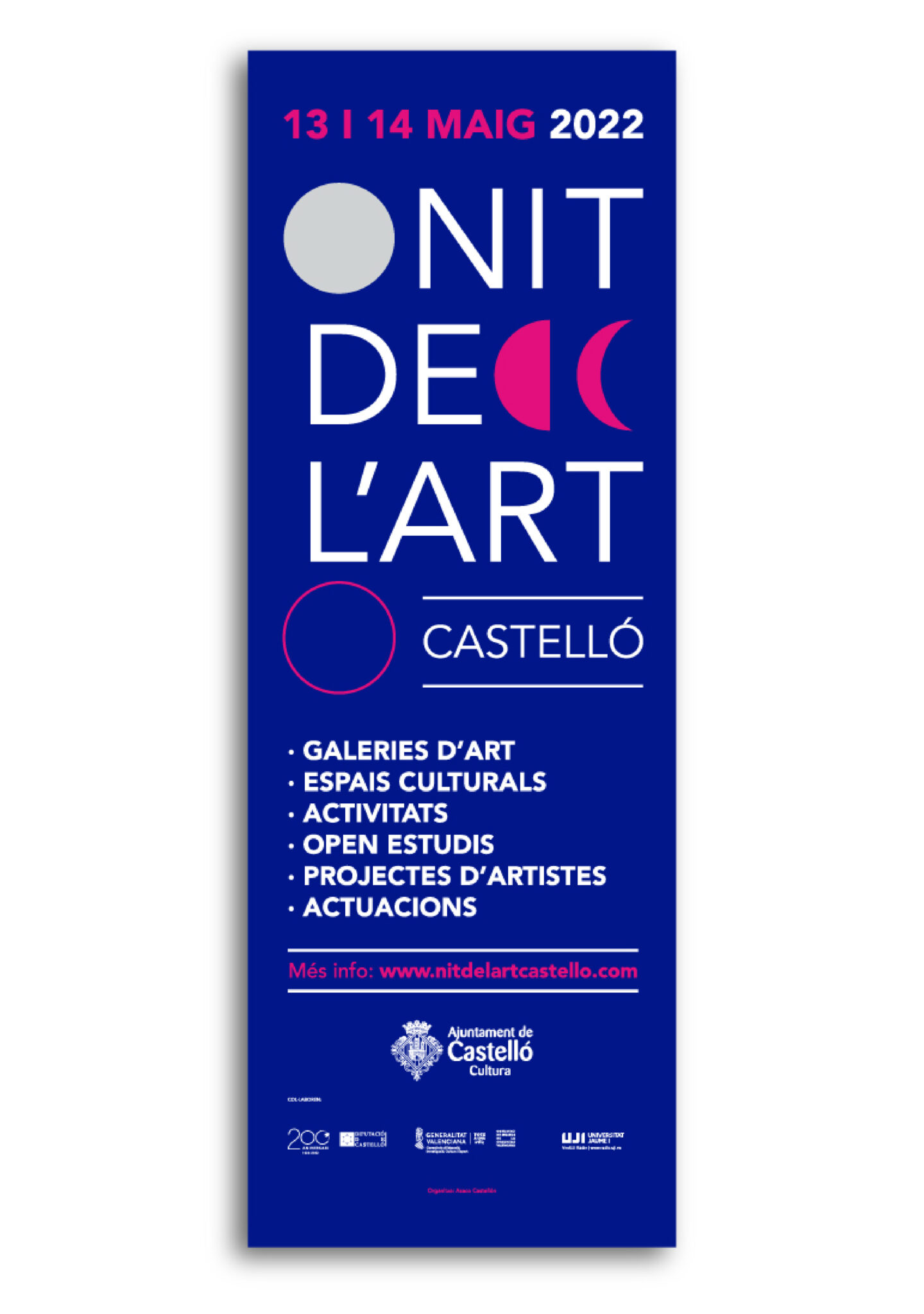 Nit de l’Art Castelló 2022 event poster