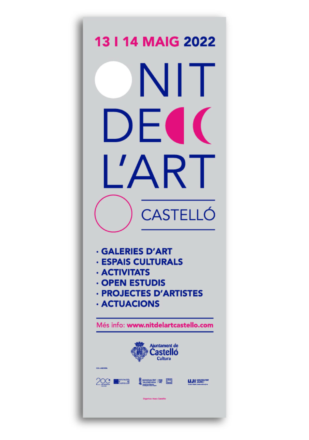 Nit de l’Art Castelló 2022 event poster