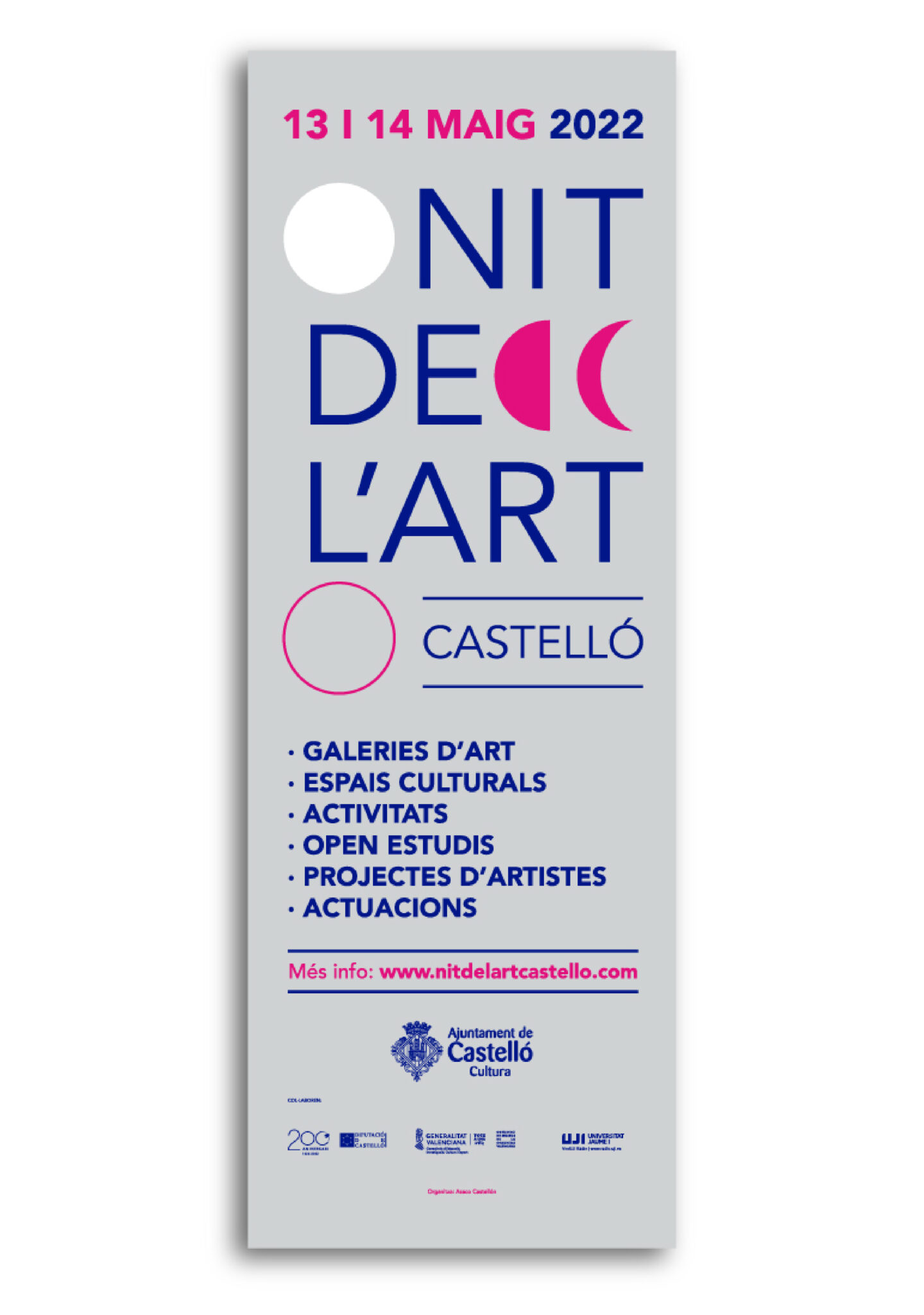 Nit de l’Art Castelló 2022 event poster