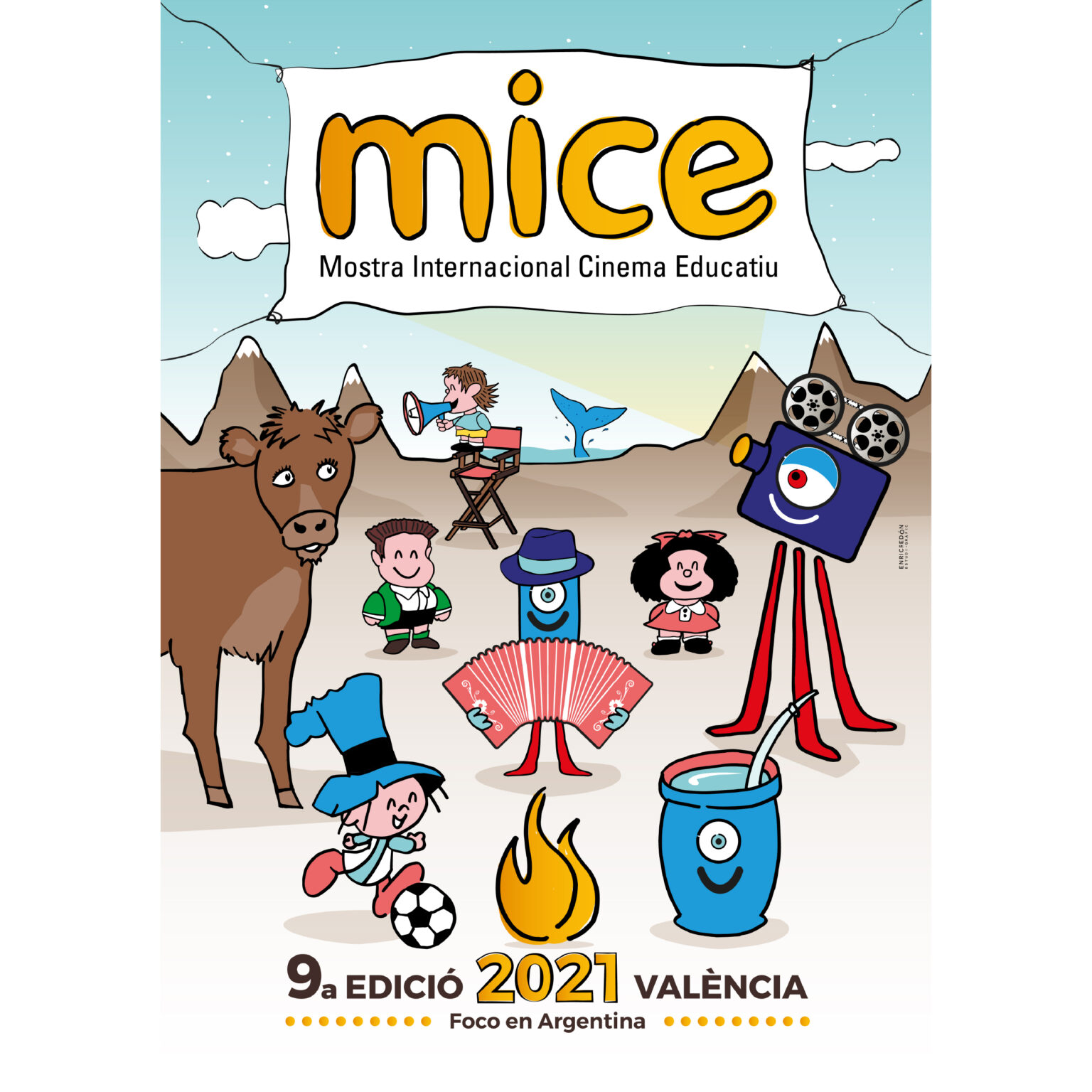 MICE 2021 Valencia educational film festival poster